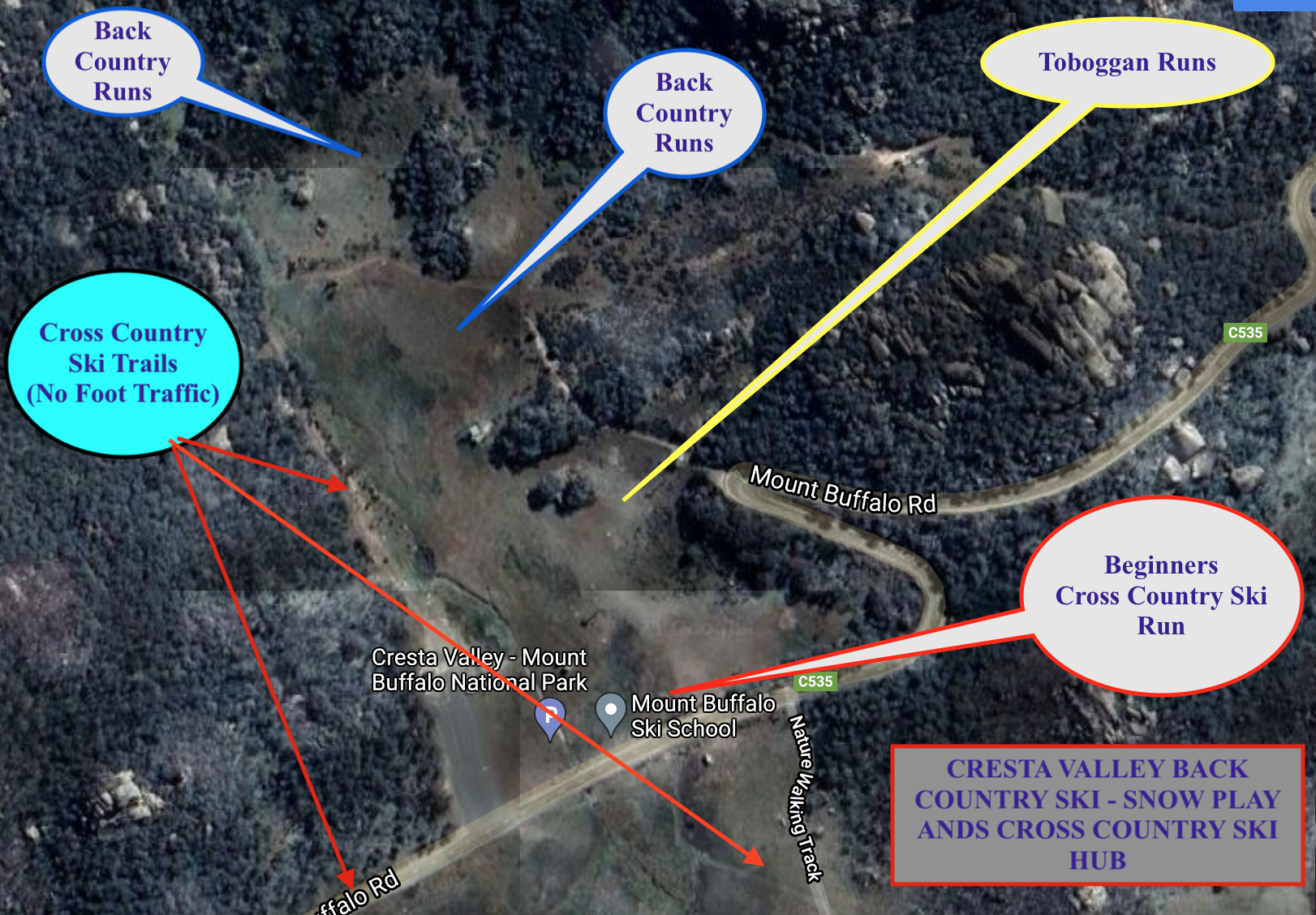 Cresta Valley Map