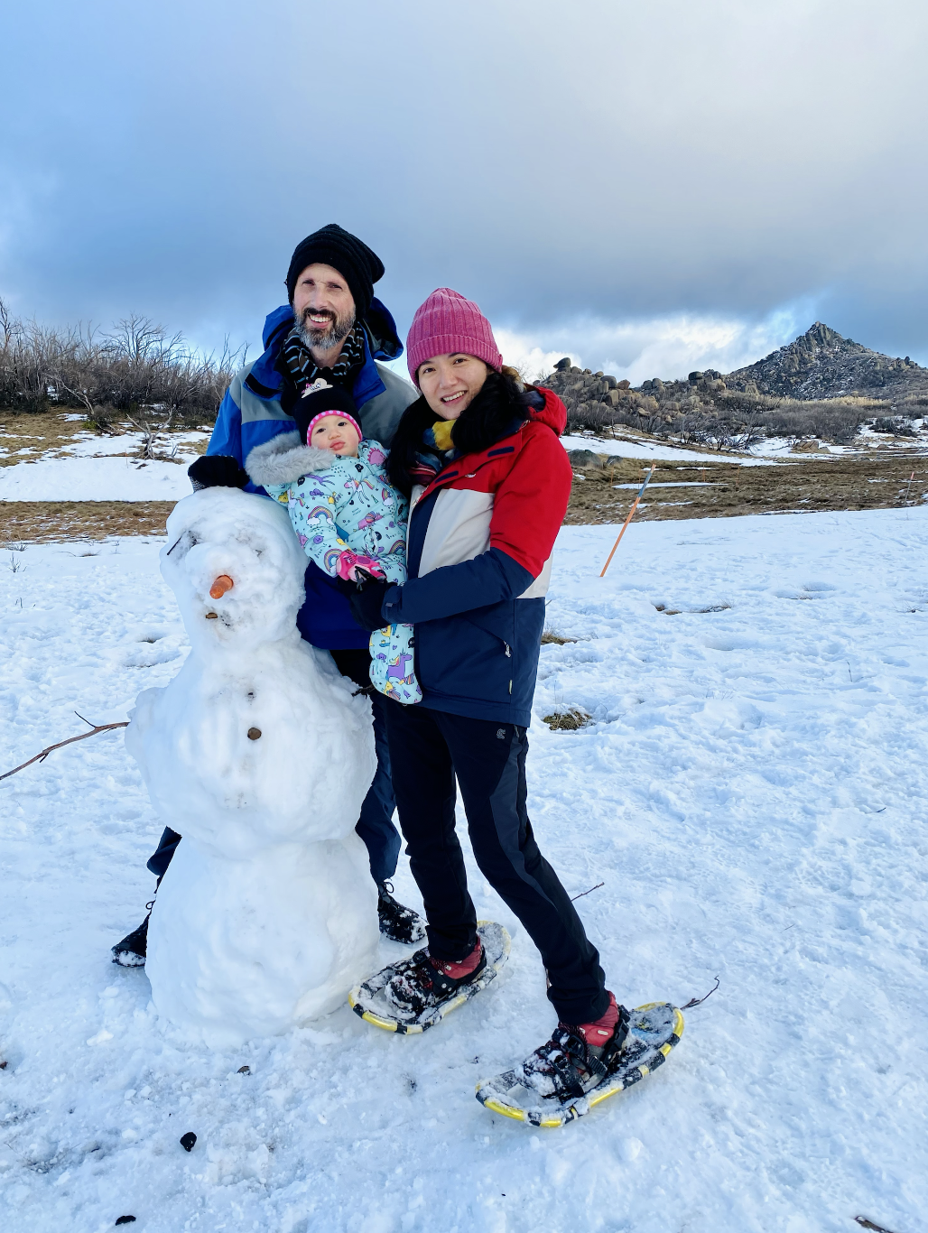 snowshoe family tour