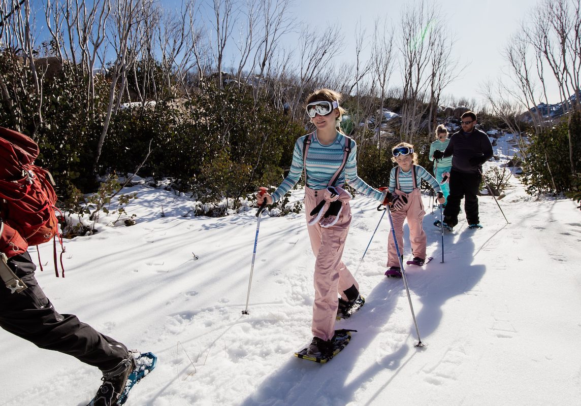 Family Snowshoe tour